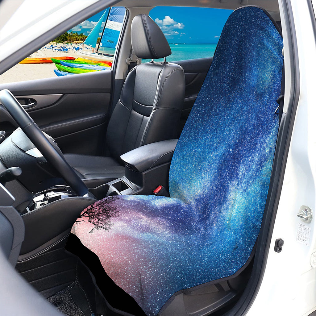 Night Sky Milky Way Print Waterproof Car Seat Cover