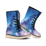 Night Sky Milky Way Print Winter Boots