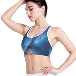 Night Sky Milky Way Print Women's Sports Bra