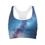 Night Sky Milky Way Print Women's Sports Bra