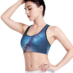 Night Sky Milky Way Print Women's Sports Bra