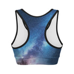 Night Sky Milky Way Print Women's Sports Bra