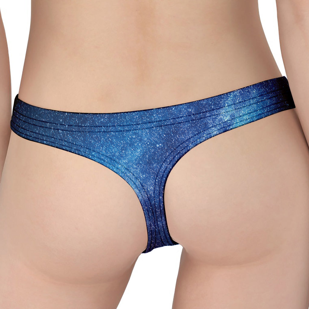 Night Sky Milky Way Print Women's Thong