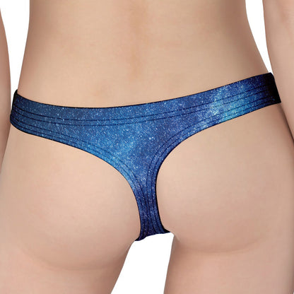 Night Sky Milky Way Print Women's Thong
