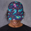 Night Star Unicorn Pattern Print Baseball Cap