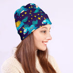 Night Star Unicorn Pattern Print Beanie