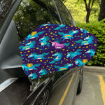 Night Star Unicorn Pattern Print Car Side Mirror Covers
