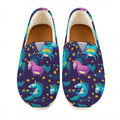 Night Star Unicorn Pattern Print Casual Shoes
