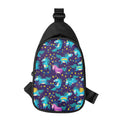 Night Star Unicorn Pattern Print Sling Bag