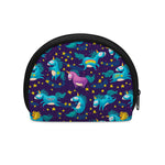 Night Star Unicorn Pattern Print Coin Purse