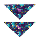 Night Star Unicorn Pattern Print Dog Bandana