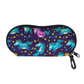 Night Star Unicorn Pattern Print Glasses Case