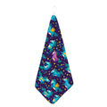 Night Star Unicorn Pattern Print Hand Towel