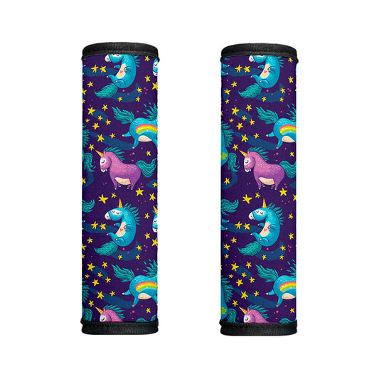 Night Star Unicorn Pattern Print Handle Covers