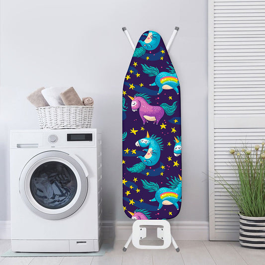 Night Star Unicorn Pattern Print Ironing Board Cover