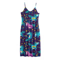 Night Star Unicorn Pattern Print Jersey Midi Cami Dress