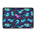 Night Star Unicorn Pattern Print Kitchen Mat