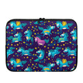 Night Star Unicorn Pattern Print Laptop Sleeve
