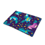 Night Star Unicorn Pattern Print Pet Cooling Mat Cover