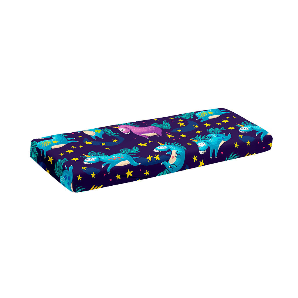 Night Star Unicorn Pattern Print Piano Keyboard Cover
