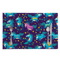 Night Star Unicorn Pattern Print Placemat