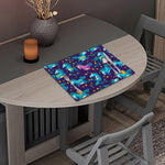 Night Star Unicorn Pattern Print Placemat