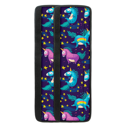 Night Star Unicorn Pattern Print Refrigerator Handle Covers