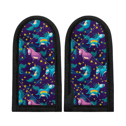 Night Star Unicorn Pattern Print Skillet Handle Cover