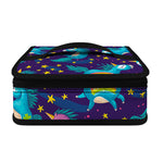 Night Star Unicorn Pattern Print Small Lunch Bag