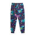 Night Star Unicorn Pattern Print Sweatpants
