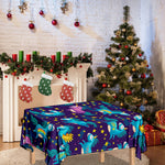 Night Star Unicorn Pattern Print Tablecloth