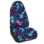 Night Star Unicorn Pattern Print Waterproof Car Seat Cover