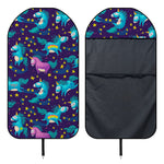 Night Star Unicorn Pattern Print Waterproof Car Seat Cover