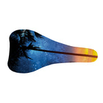 Night Sunset Sky And Palm Trees Print Bicycle Seat Cover