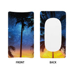 Night Sunset Sky And Palm Trees Print Changing Pad Cover