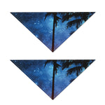 Night Sunset Sky And Palm Trees Print Dog Bandana
