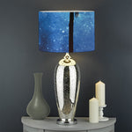 Night Sunset Sky And Palm Trees Print Drum Lamp Shade