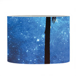 Night Sunset Sky And Palm Trees Print Drum Lamp Shade