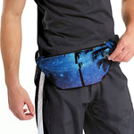 Night Sunset Sky And Palm Trees Print Fanny Pack