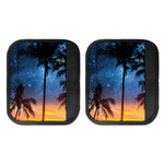 Night Sunset Sky And Palm Trees Print Handle Covers