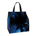 Night Sunset Sky And Palm Trees Print Insulated Lunch Tote