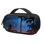 Night Sunset Sky And Palm Trees Print Insulin Cooler Travel Case