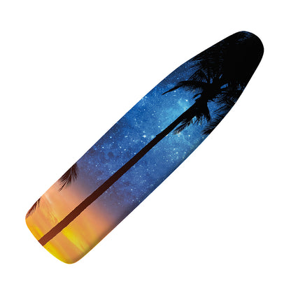 Night Sunset Sky And Palm Trees Print Ironing Board Cover