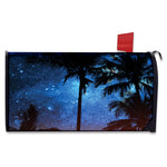 Night Sunset Sky And Palm Trees Print Mailbox Cover