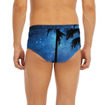Night Sunset Sky And Palm Trees Print Men's Briefs