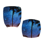 Night Sunset Sky And Palm Trees Print Office Chair Cover