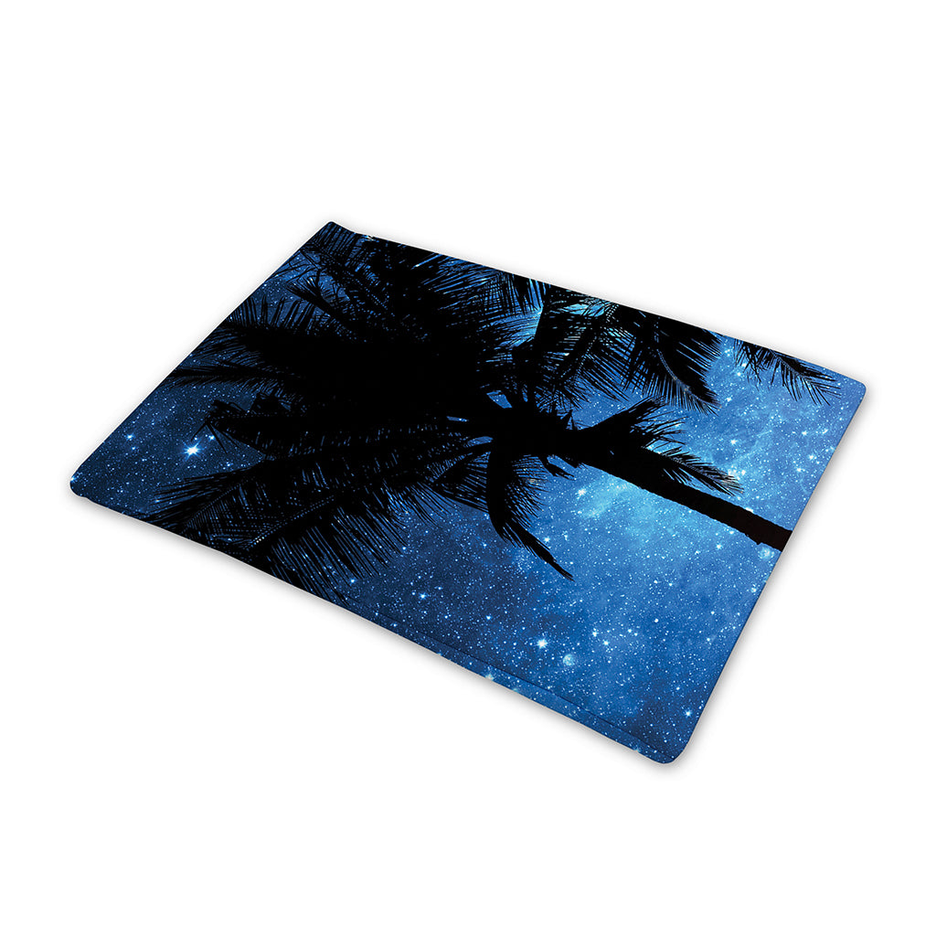 Night Sunset Sky And Palm Trees Print Pet Cooling Mat Cover