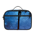 Night Sunset Sky And Palm Trees Print Portable Lunch Bag