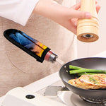 Night Sunset Sky And Palm Trees Print Skillet Handle Cover