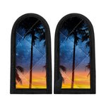 Night Sunset Sky And Palm Trees Print Skillet Handle Cover